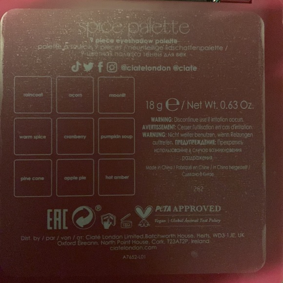 Spice Palette By Ciaté London - $5 add on! - Picture 3 of 3